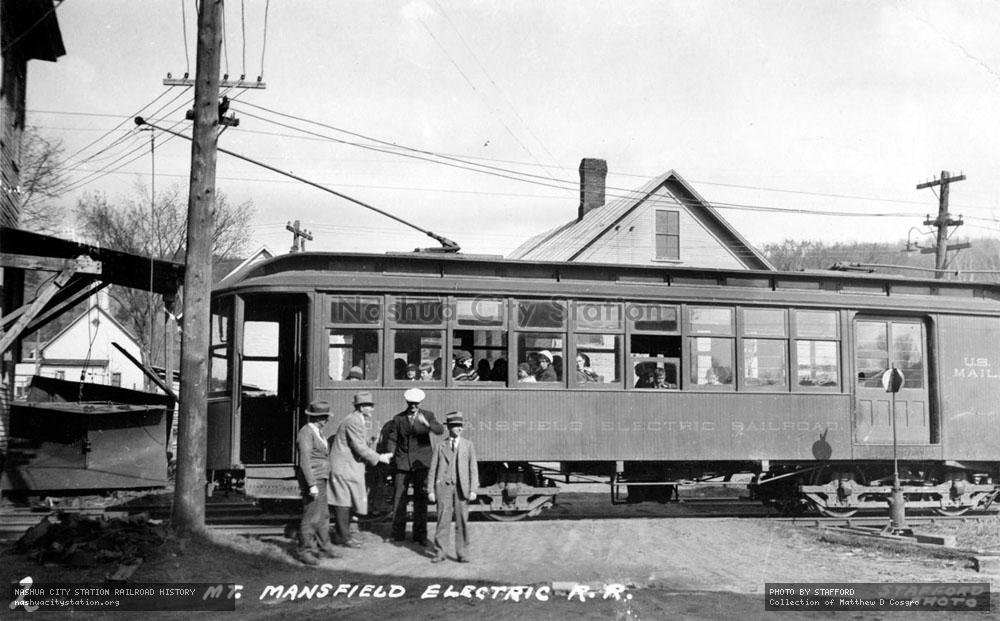 Postcard: Mt. Mansfield Electric Railway at Stowe, Vermont